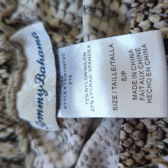 Tommy Bahama Desert Python Jogger Swim Cover-Up Pants S/P - Picture 16 of 16